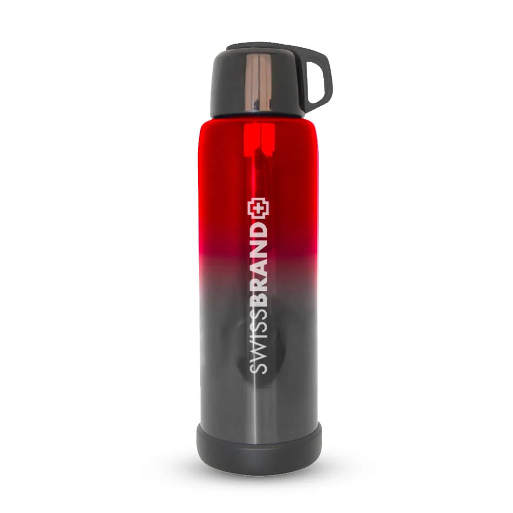 Botella Termica Virginia Negro Rojo