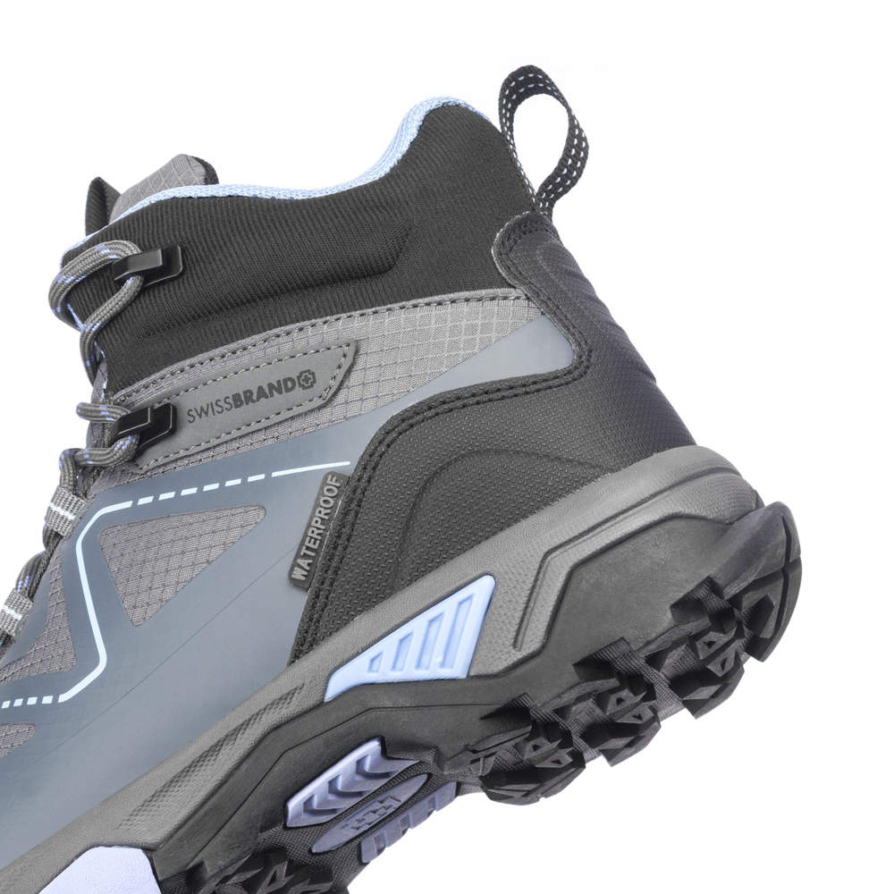Botas Kinebile Waterproof Gris Azul Claro