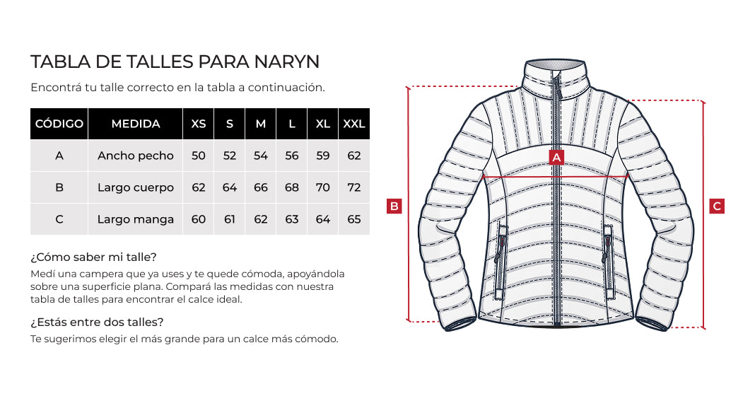 Tabla de talles